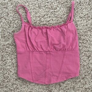 Hollister pink tank top. Size XS
